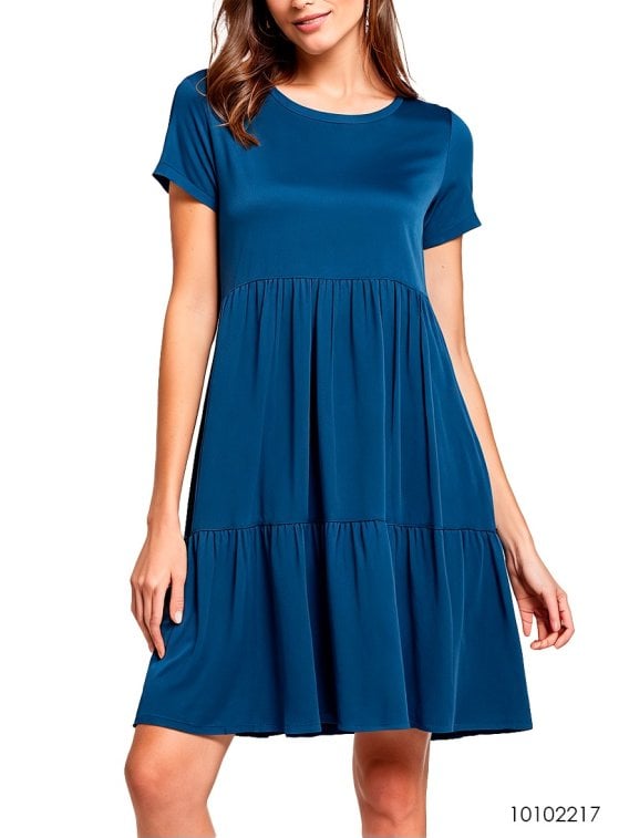 MOLDE VESTIDO BASICO MUJER 2217