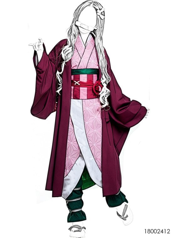 MOLDE DISFRAZ PERSONAJE ANIME 2412