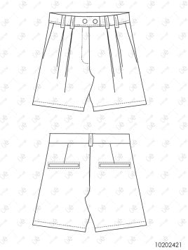 MOLDE SHORT CLASICO MUJER 2402