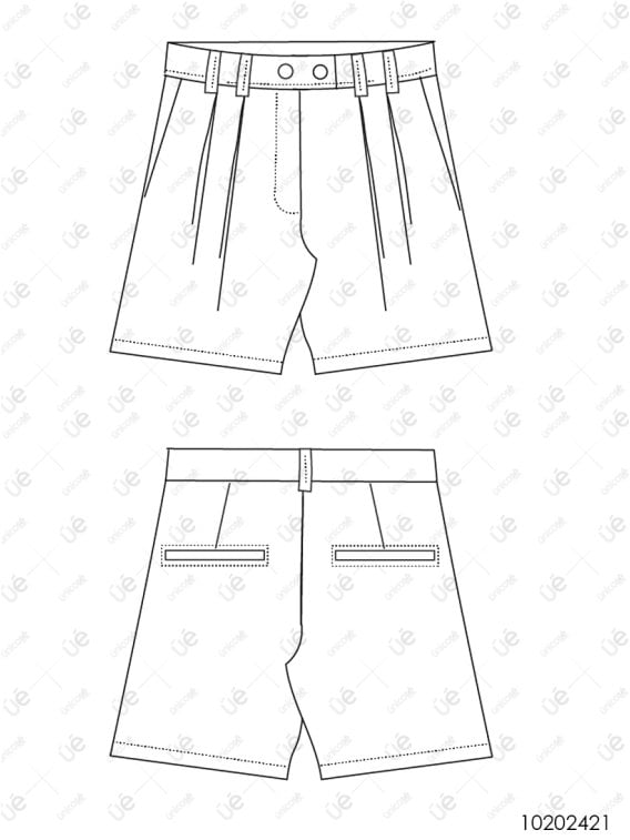 MOLDE SHORT CLASICO MUJER 2402
