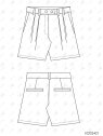 MOLDE SHORT CLASICO MUJER 2402