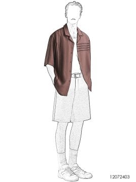 MOLDE CAMISA GUAYABERA HOMBRE 2403