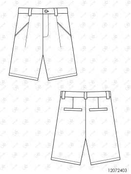 MOLDE SHORT CLASICO HOMBRE 2405