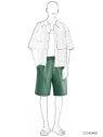 MOLDE SHORT CLASICO HOMBRE 2405