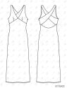 MOLDE VESTIDO LARGO MUJER 2423