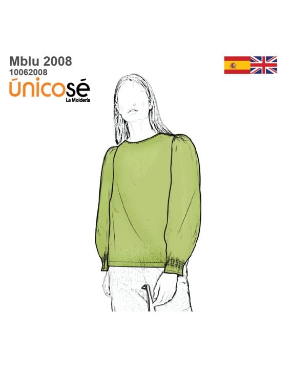 MOLDE BLUSA BLUSON MUJER 2008