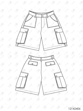 MOLDE SHORT BERMUDA HOMBRE 2406