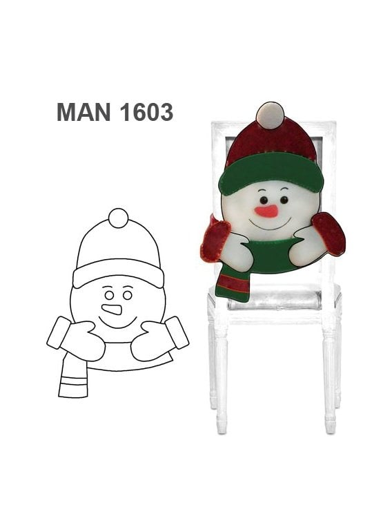 FUNDA RESPALDO SILLA NAVIDAD