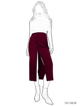 MOLDE FALDA RECTA MIDI MUJER 2218