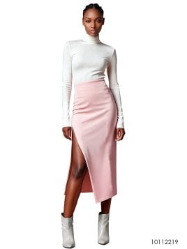 MOLDE FALDA TUBO MUJER 2219