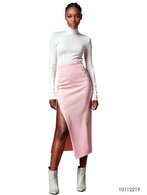 MOLDE FALDA TUBO MUJER 2219