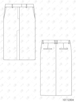 MOLDE FALDA MIDI MUJER 2304