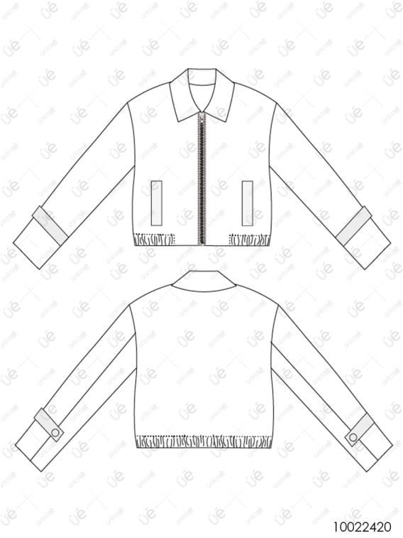 MOLDE CHAQUETA BOMBER MUJER 2420