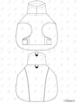 MOLDE ABRIGO IMPERMEABLE PERRO ACC 2413