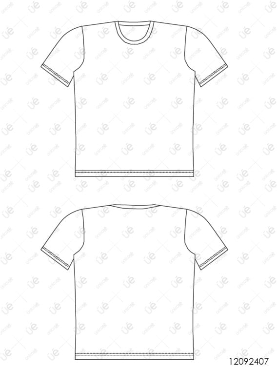 MOLDE POLERA FORRADA HOMBRE 2407