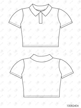 MOLDE TOP POLERA MUJER 2404