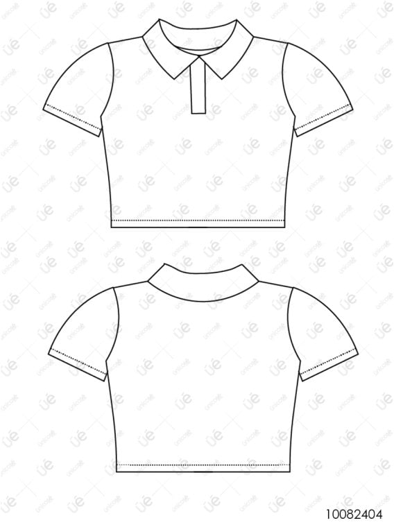 MOLDE TOP POLERA MUJER 2404