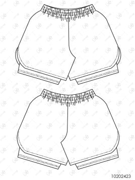 MOLDE DEPORTE SHORT RUNNING 2423