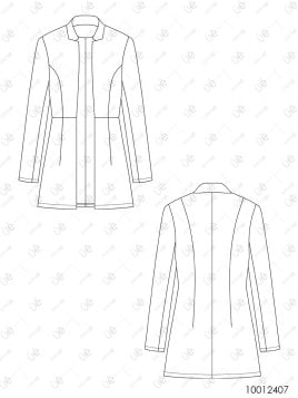 MOLDE ABRIGO CHAQUETA MUJER 2407