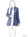 MOLDE ABRIGO CHAQUETA MUJER 2407