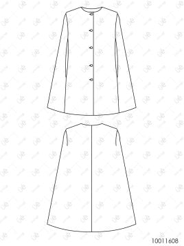 ABRIGO CAPA MUJER 1608