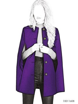 ABRIGO CAPA MUJER 1608