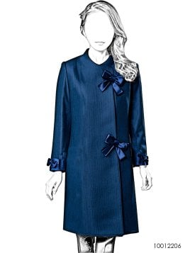 MOLDE ABRIGO CLASICO MUJER 2206