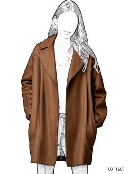 ABRIGO OVERSIZE MUJER 1601