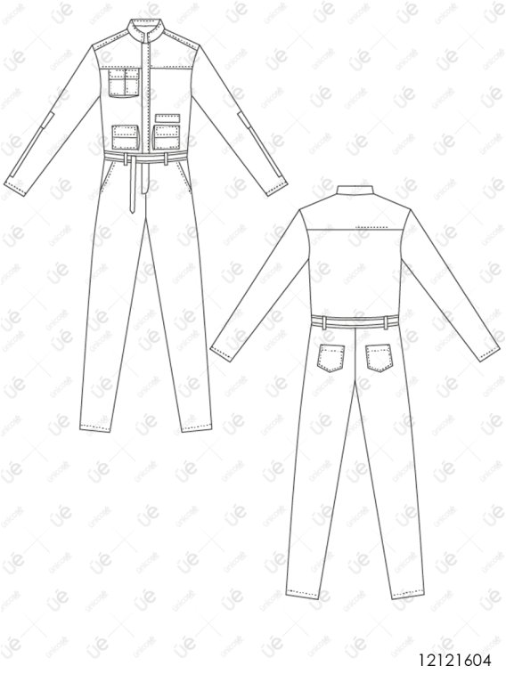 MOLDE PANTALON ENTERITO HOMBRE 1604