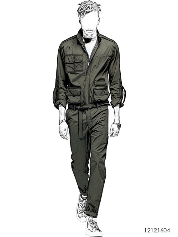 MOLDE PANTALON ENTERITO HOMBRE 1604