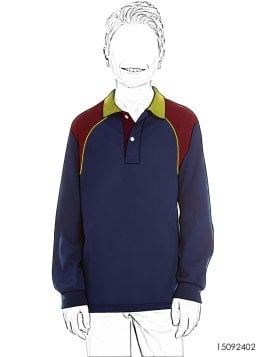 MOLDE ESCOLAR POLERA CORTES 2402