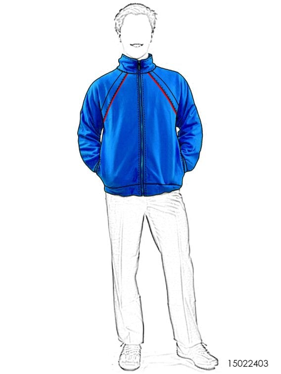 MOLDE ESCOLAR CHAQUETA RAGLAN 2403