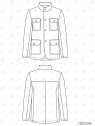 MOLDE CHAQUETA ACOLCHADA HOMBRE 1504