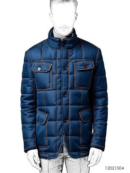 MOLDE CHAQUETA ACOLCHADA HOMBRE 1504