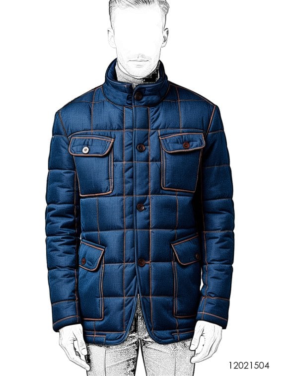 MOLDE CHAQUETA ACOLCHADA HOMBRE 1504