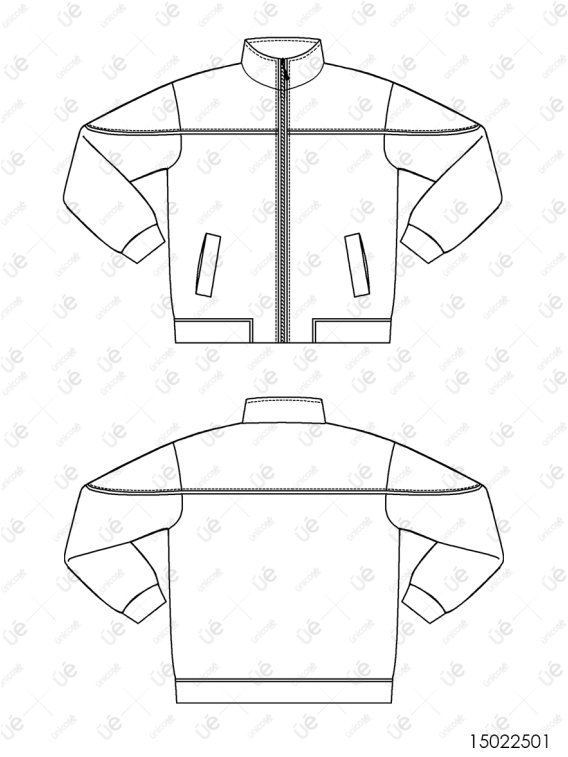 MOLDE ESCOLAR CHAQUETA CORTES 2501