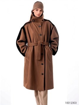 MOLDE ABRIGO PIEL OVERSIZE MUJER 2303