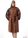 MOLDE ABRIGO PIEL OVERSIZE MUJER 2303