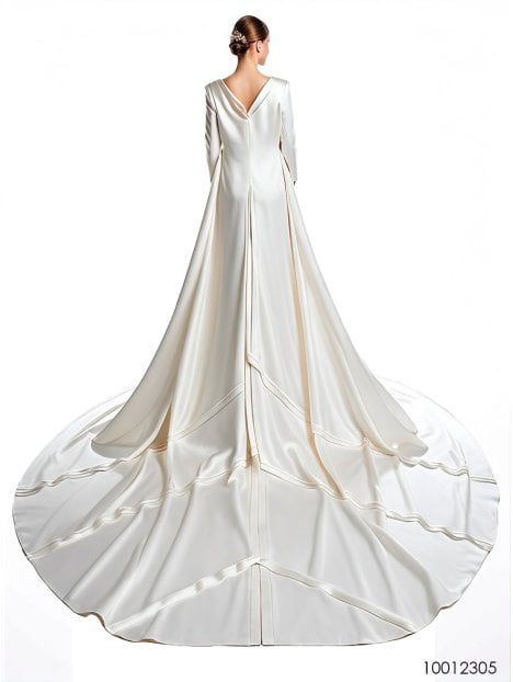 MOLDE ABRIGO TAPADO DE NOVIA 2305