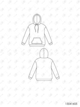 POLERON CANGURO ESCOLAR 1605