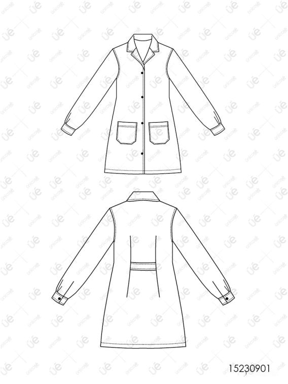 DELANTAL BASICO ESCOLAR 0901