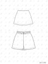 FALDA SHORT ESCOLAR 1701