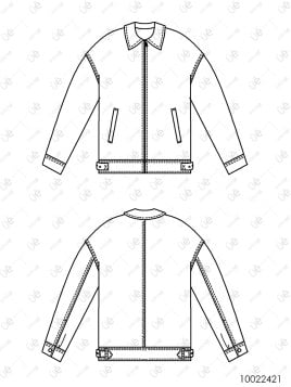 MOLDE CHAQUETA GRANERO MUJER 2421