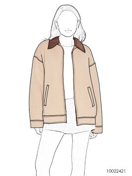 MOLDE CHAQUETA GRANERO MUJER 2421