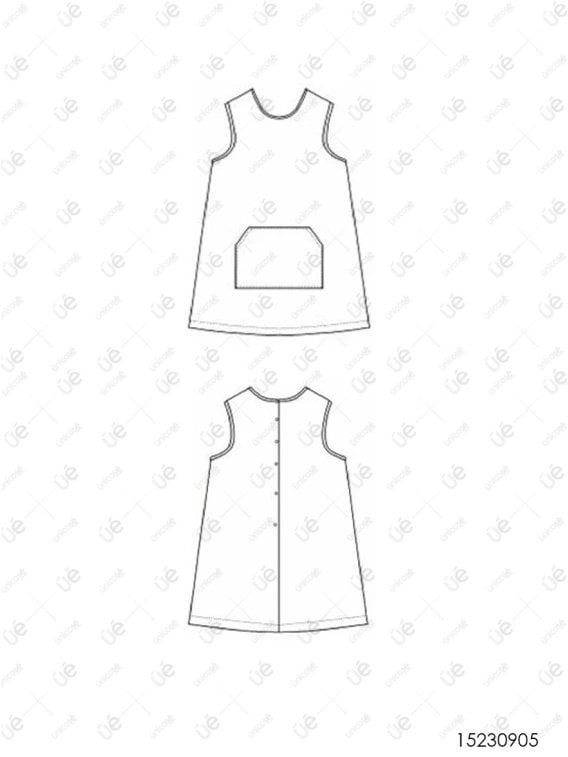 DELANTAL PARVULO ESCOLAR 0905