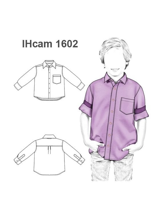 CAMISA BASICA MANGA CORTA Y LARGA NIÑO