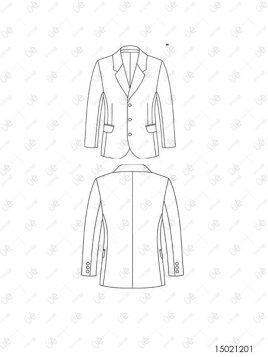 CHAQUETA VESTON ESCOLAR 1201