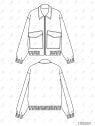 MOLDE CHAQUETA BOMBER HOMBRE 2501