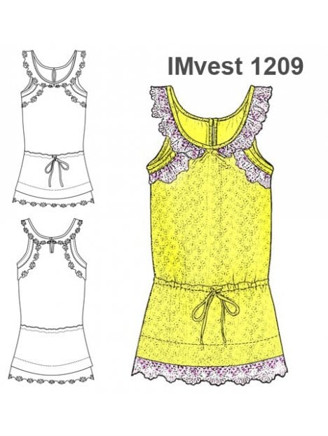 VESTIDO AMARRA EN CADERA