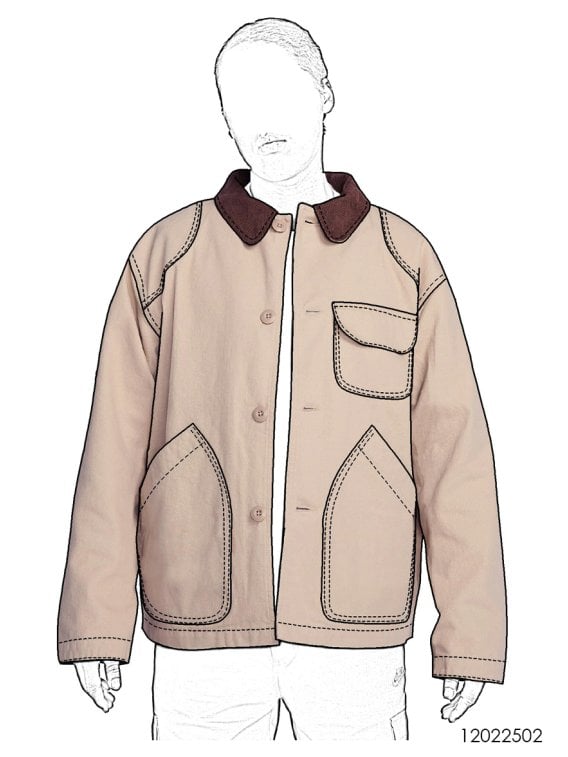 MOLDE CHAQUETA GRANERO HOMBRE 2502